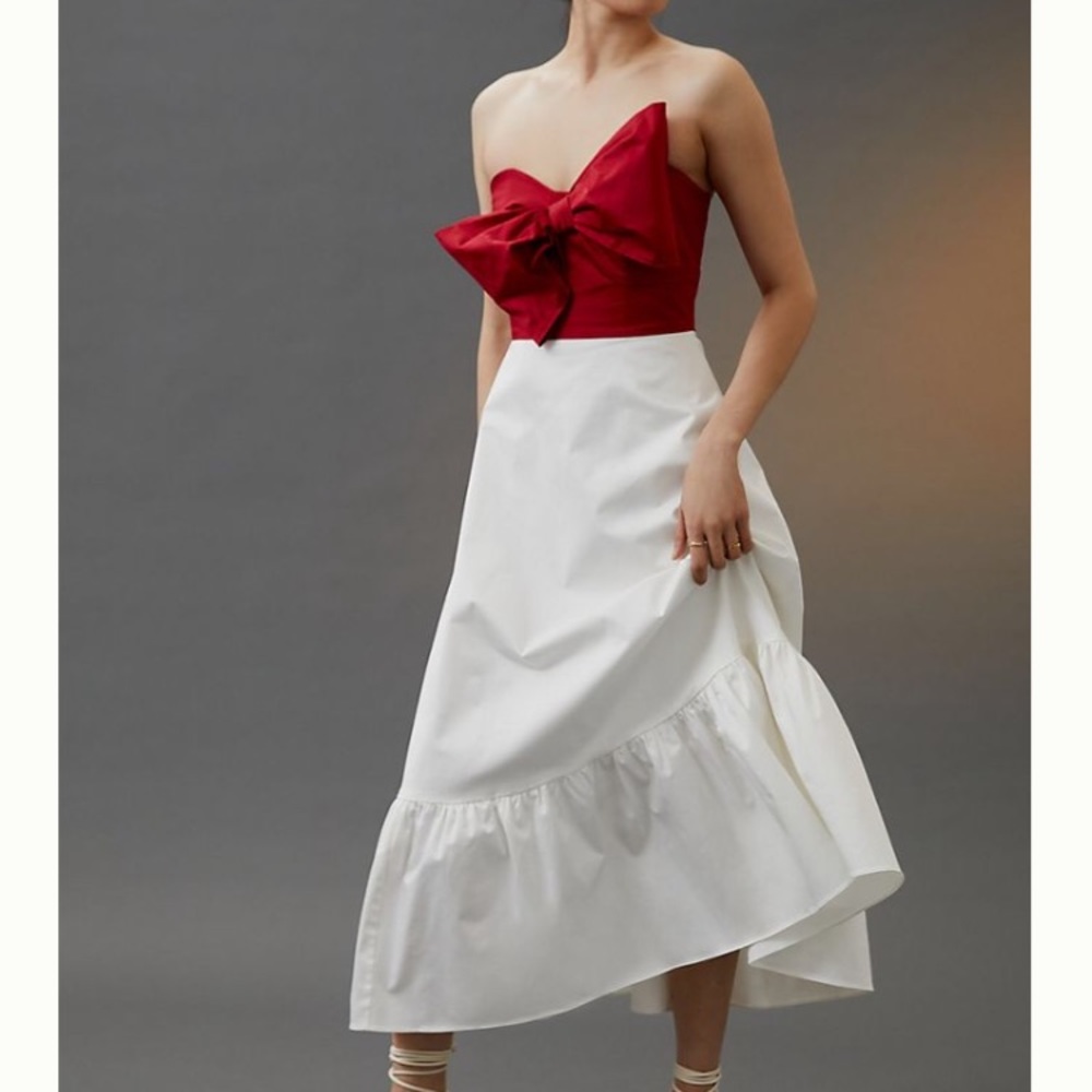 16W Anthropologie Bow dress